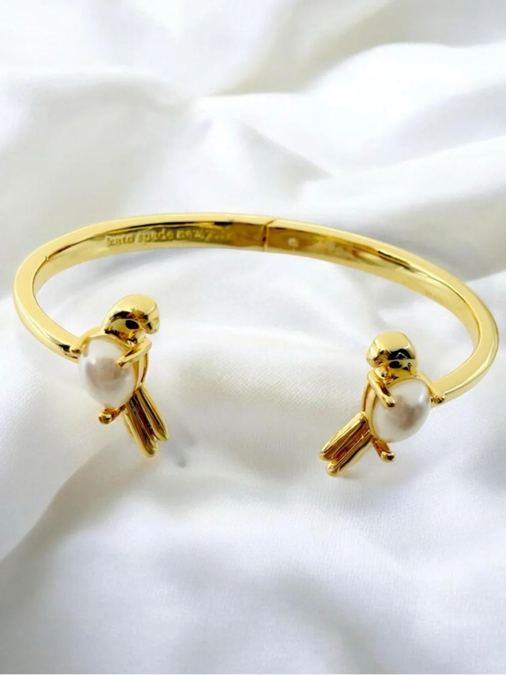 Kate Spade Spring Scene Bird Cuff Bracelet - Picture 5 of 6